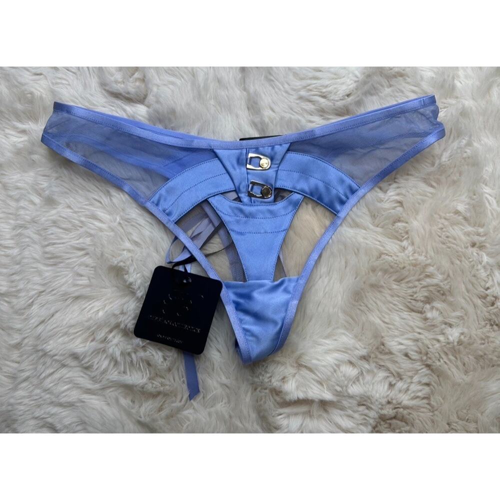Honey Birdette LIVA 🩵 Light Blue Thong Small